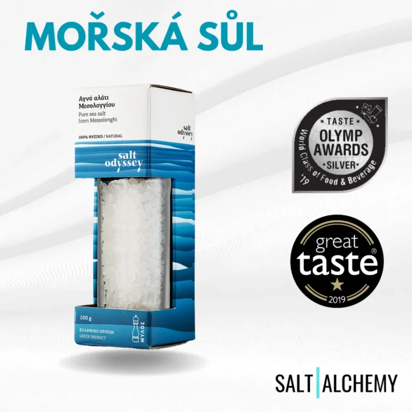 Čistá mořská sůl mlýnek - Salt Odyssey (110g)