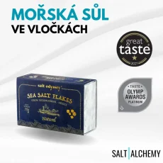 Mořská sůl "natural" ve vločkách - Salt Odyssey (75g)