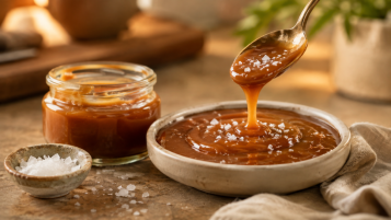 Slaný karamel s fleur de sel: recept, který zvládnete za 20 minut