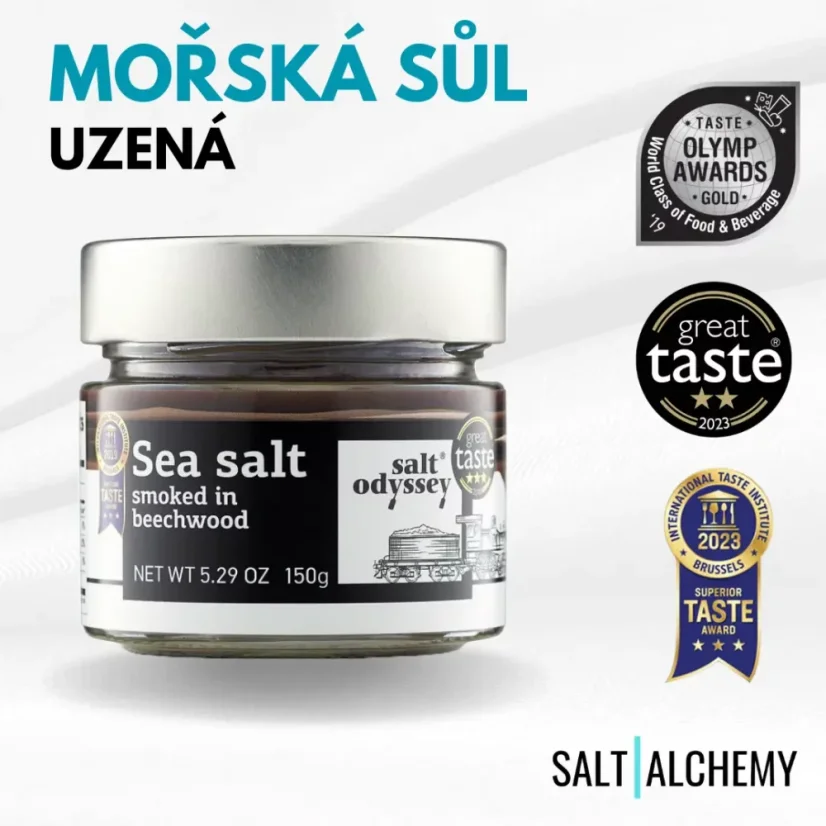 Jemná uzená mořská sůl - Salt Odyssey (150g)