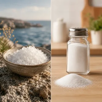 Mořská sůl vs. stolní sůl: Kompletní průvodce rozdíly
