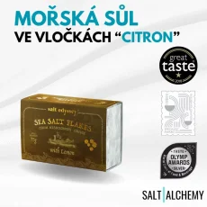 Mořská sůl "citron" ve vločkách - Salt Odyssey (75g)