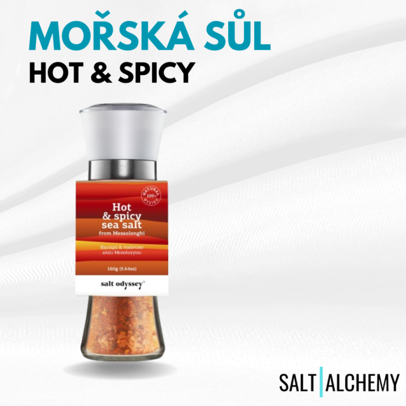 Mlýnek s mořskou solí "pikantní" - Salt Odyssey (160g)
