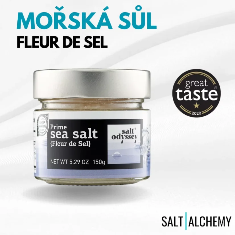 Mořská sůl "Fleur de Sel" - Salt Odyssey (150g)