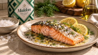 Pečený losos s vločkovou solí: šťavnatý recept, který nevyschne