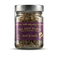 Mořská sůl "bazalka a česnek" ve vločkách - Salt Odyssey (100g)